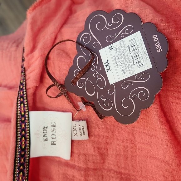 Knox Rose coral pink romper size XXL NWT - Picture 10 of 11
